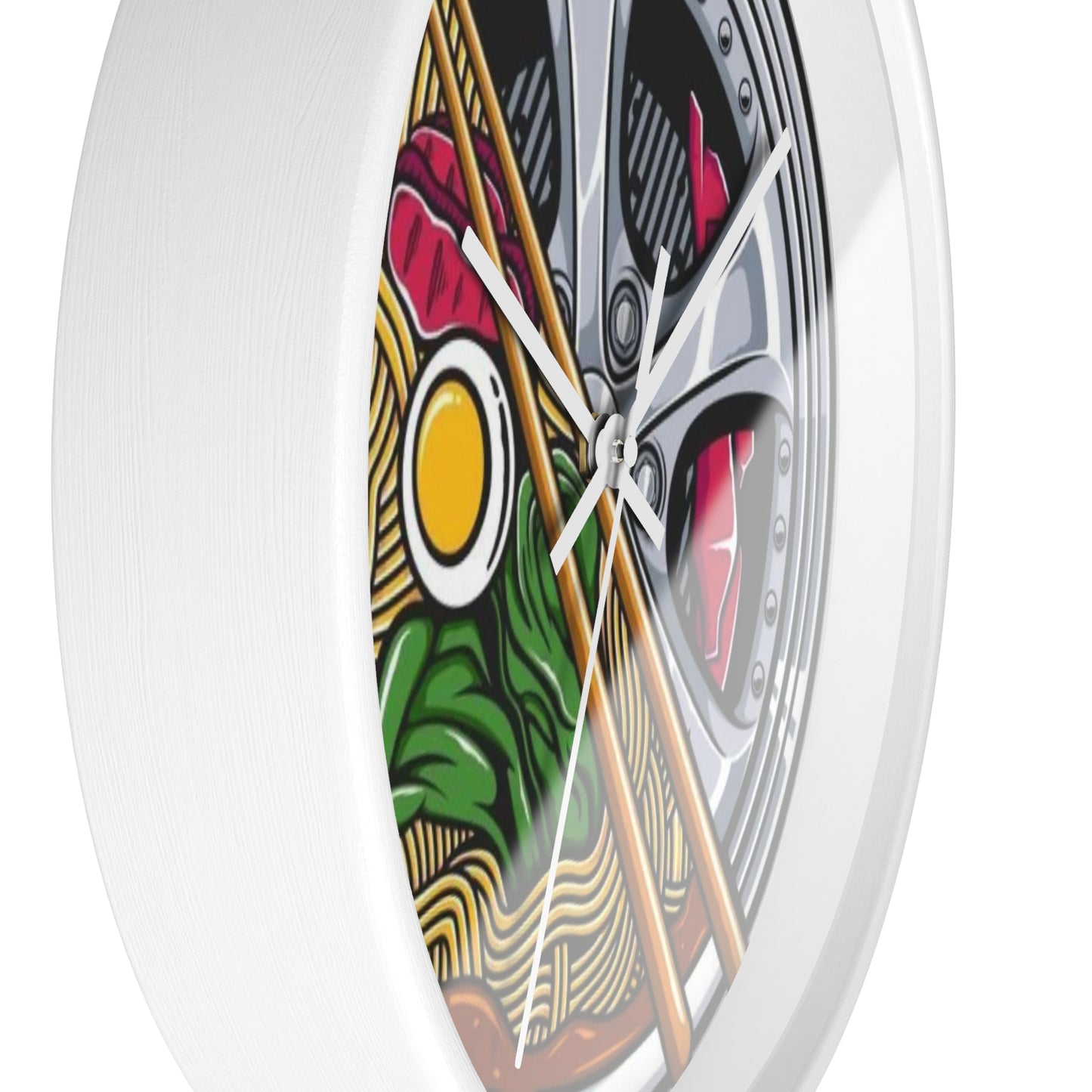 Ramen Wheel Dish Wall Clock, JDM Ramen Wall Clock