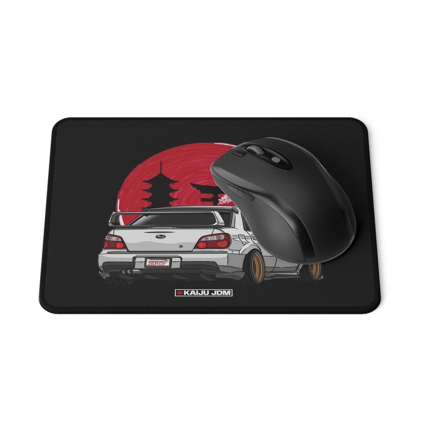Subaru STI Mouse Pad, JDM STI Japanese Temple Mouse Pad