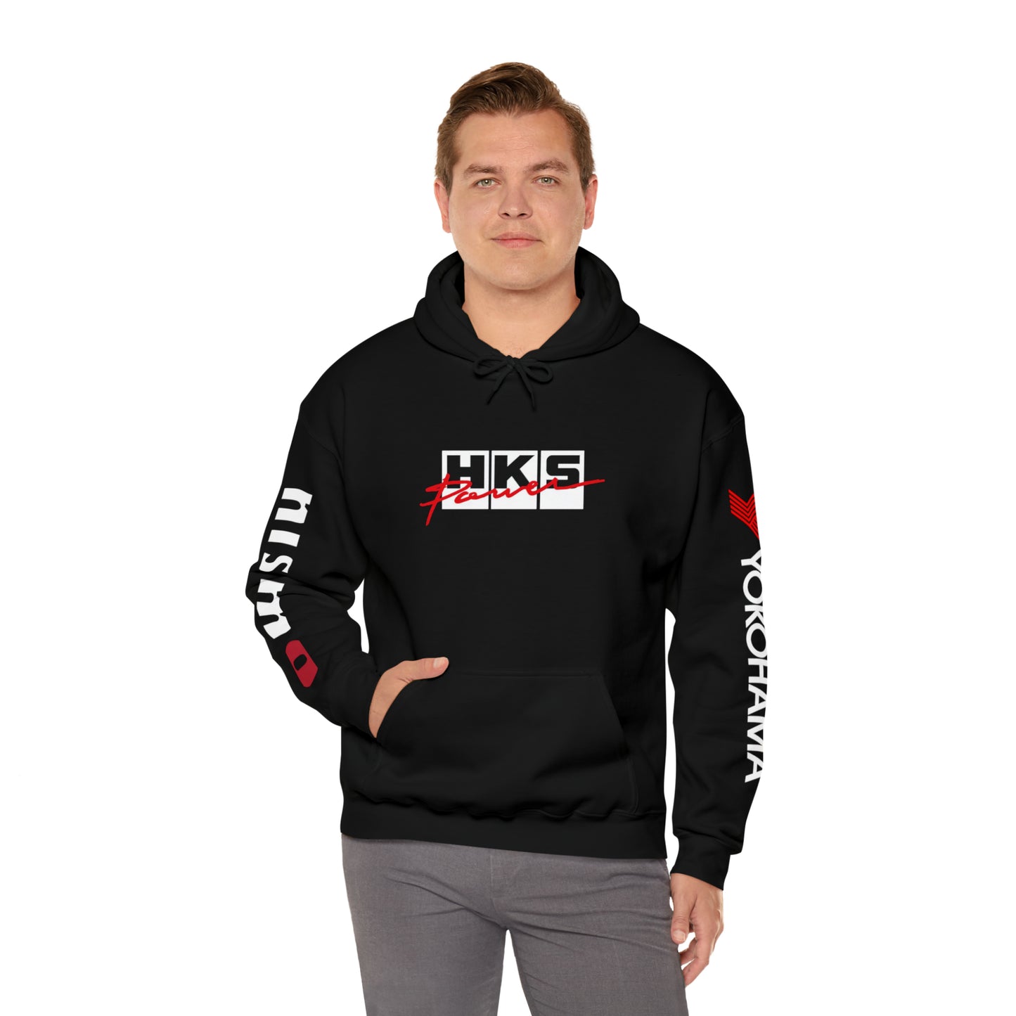 Tribute HKS R34 GTR Skyline Premium Hoodie, JDM Nissan HKS GTR Hoodie