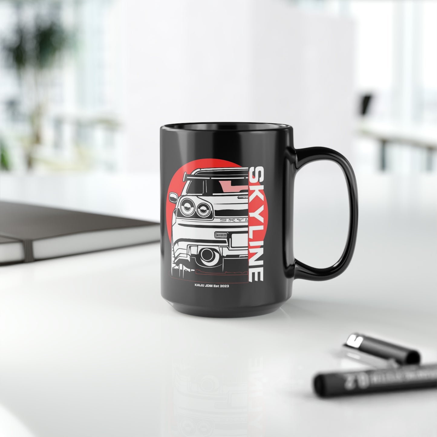 GTR Skyline R34 Coffee Mug, JDM Coffee Mug, Nissan Skyline Mug, Gtr Mug, Car Enthusiast, Car Lover, Birthday Gift, Car Guy Gift, Dad Gift