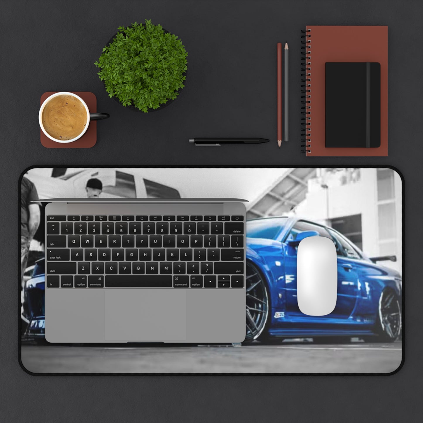 Bayside Blue GTR Gaming Mouse Pad, R34 Skyline Xxl Gaming Mat, Skyline GTR Mouse Pad, JDM Oversize Gaming Mat, Skyline Gaming Pad