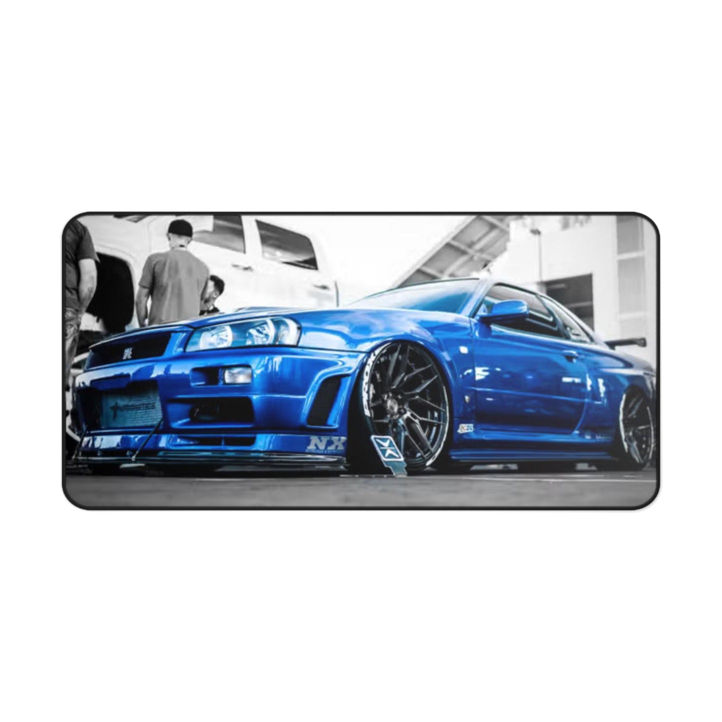 Bayside Blue GTR Gaming Mouse Pad, R34 Skyline Xxl Gaming Mat, Skyline GTR Mouse Pad, JDM Oversize Gaming Mat, Skyline Gaming Pad