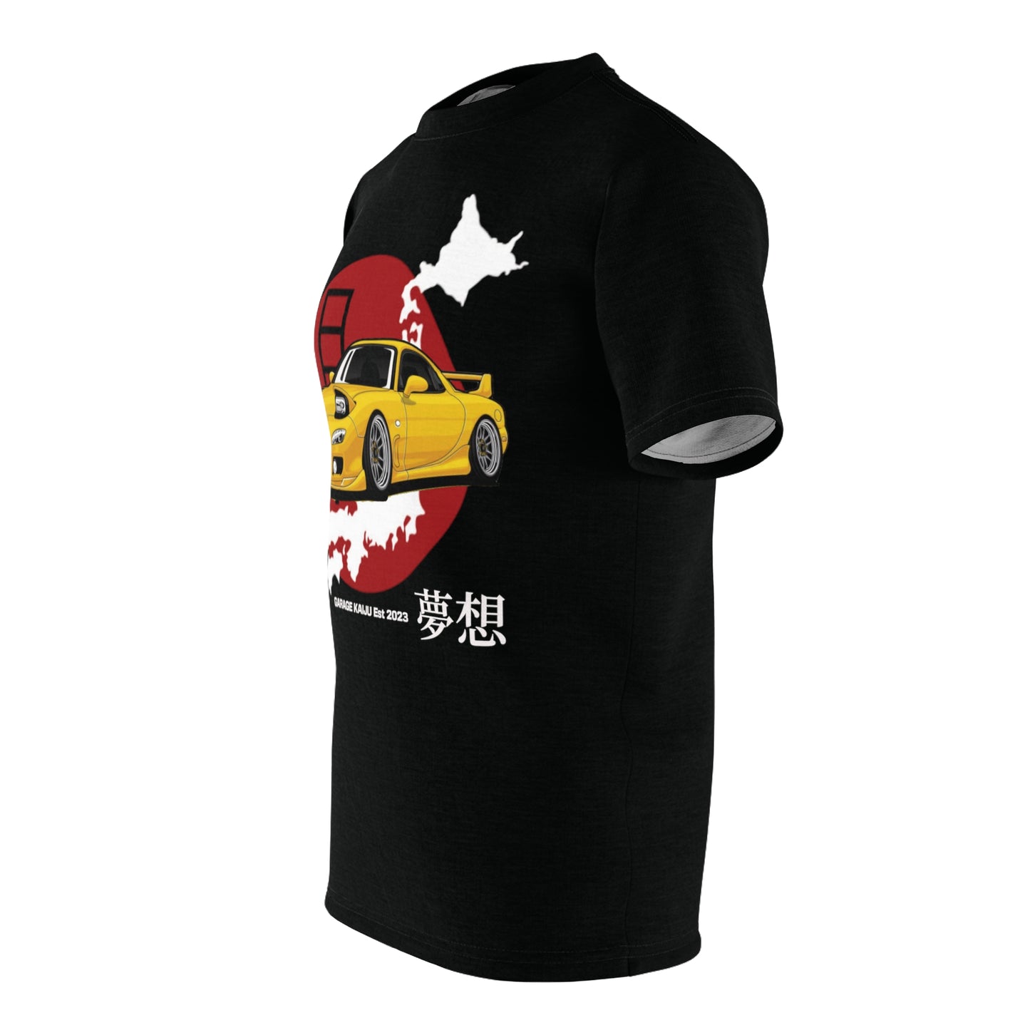 Red Sun RX7 Shirt, FD RX7 Drift Shirt, Mazda RX7 Tee, JDM RX7 Shirt, Dad Gift, Boyfriend Gift, RX7 Sublimation Shirt, Drift Shirt, Initial D