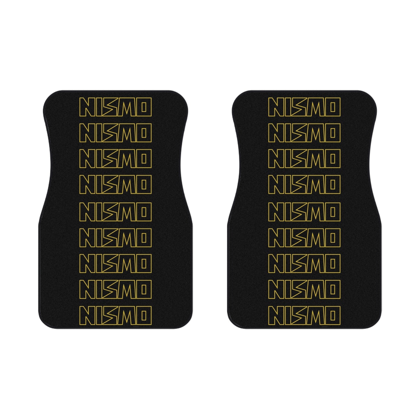 Nismo Old Logo JDM Car Mats (Set of 2), 90's Universal Floor Mats, Nismo Mats