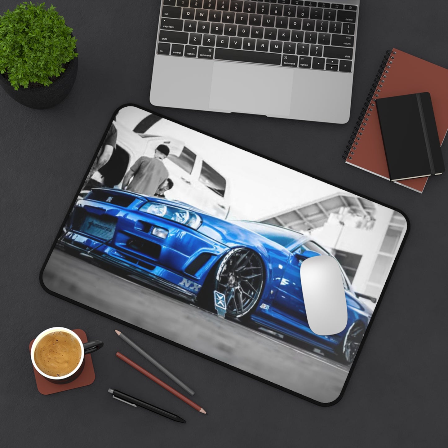 Bayside Blue GTR Gaming Mouse Pad, R34 Skyline Xxl Gaming Mat, Skyline GTR Mouse Pad, JDM Oversize Gaming Mat, Skyline Gaming Pad