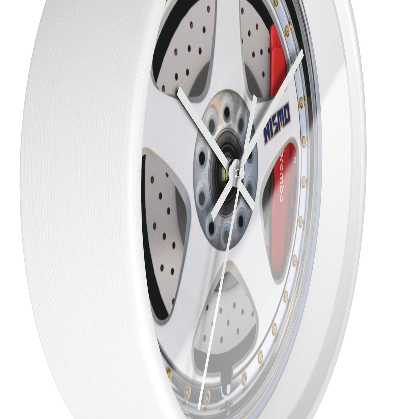 White Rays LMGT2 Wall Clock, JDM LMGT2 Nismo Old Logo Wall Clock, Volk Nismo Wall Clock