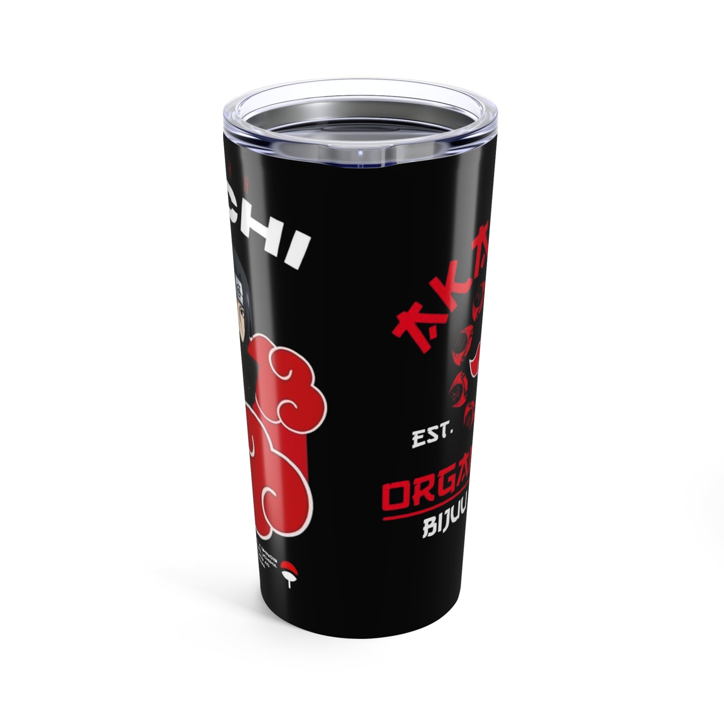 Akatsuki Anime Tumbler, Anime Lover Drink Tumbler, Itachi JDM Tumbler