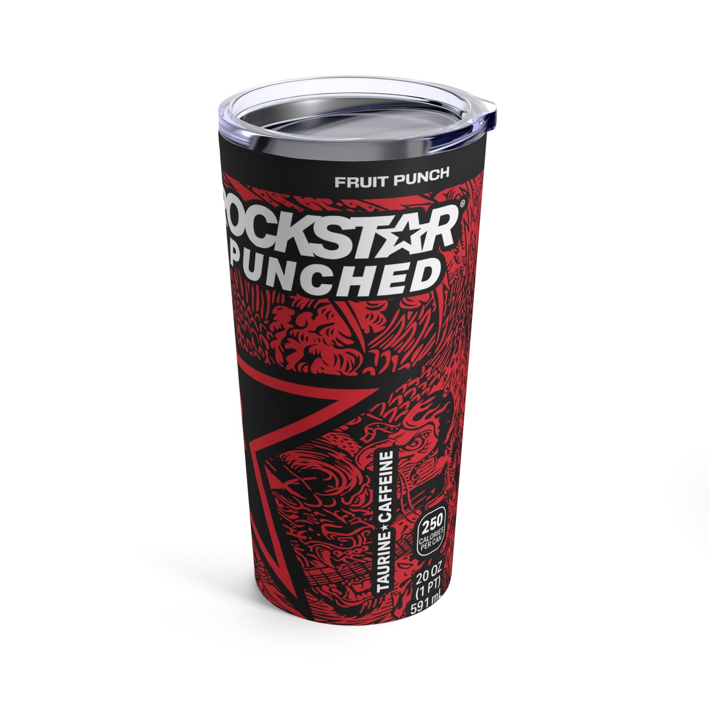 Tribute Rockstar Energy Drink Tumbler, Car Guy 20oz Tumbler, Rockstar Tumbler