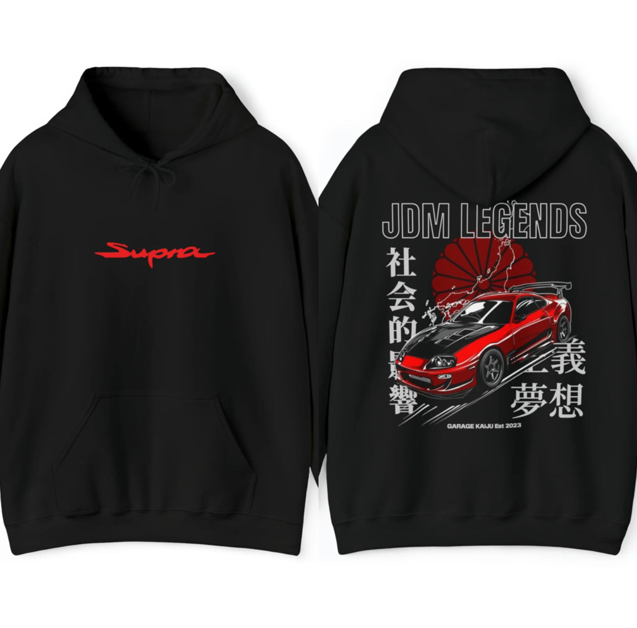 Toyota MK4 Supra Premium Hoodie T-Shirt, JDM Legend MK4 Supra Hoodie