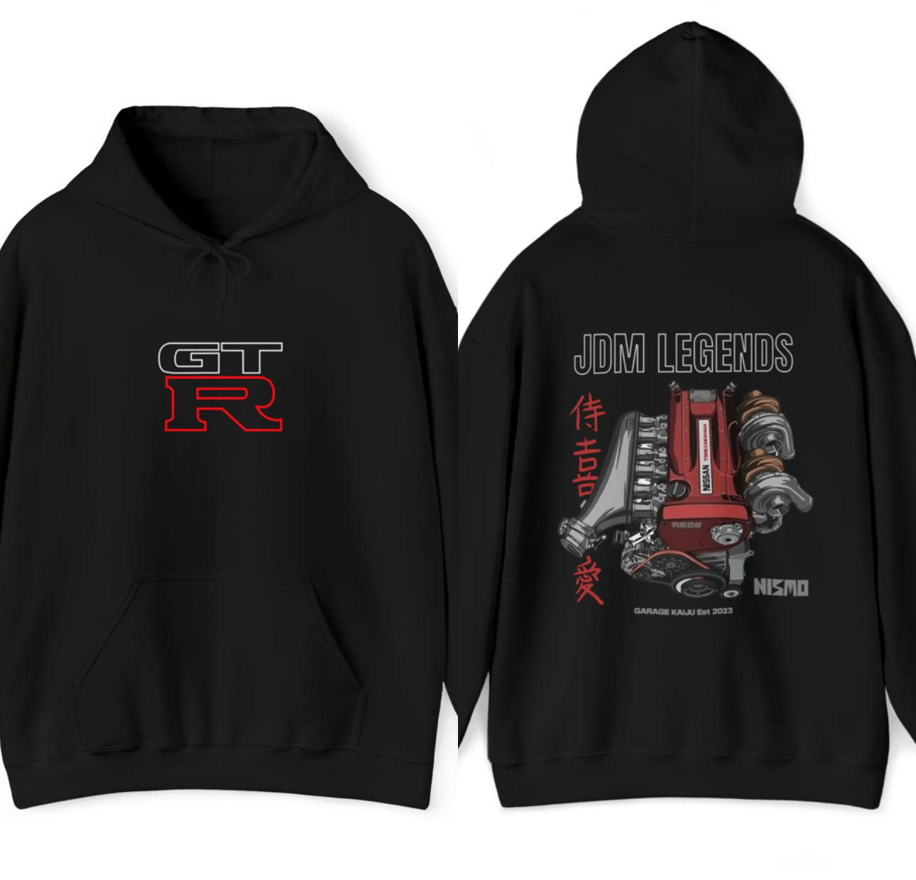 RB26 JDM Legend Hoodie, Skyline GTR RB26 Hoodie