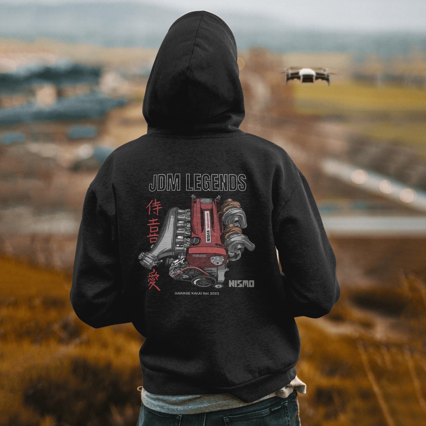RB26 JDM Legend Hoodie, Skyline GTR RB26 Hoodie