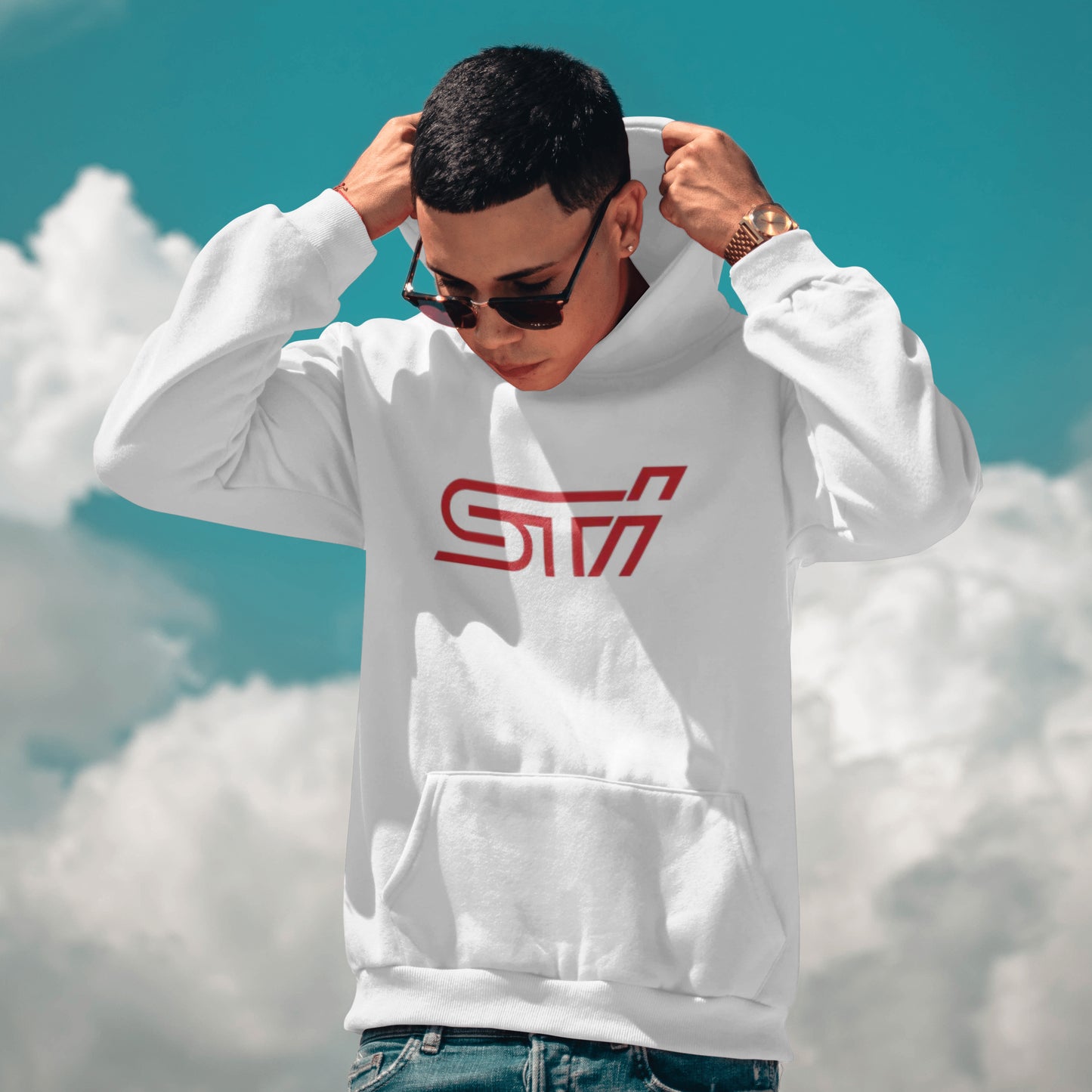 STI Logo Pullover Hoodie, Subaru STI Hoodie
