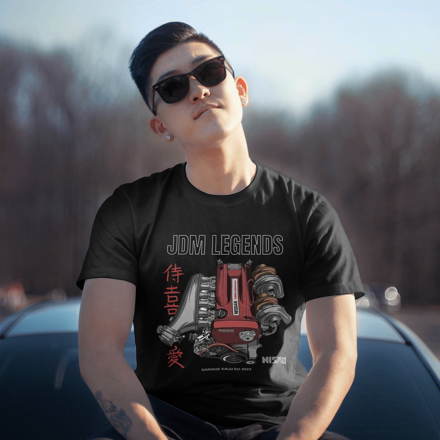 RB26 JDM Legend Tee, Skyline GTR RB26 Shirt