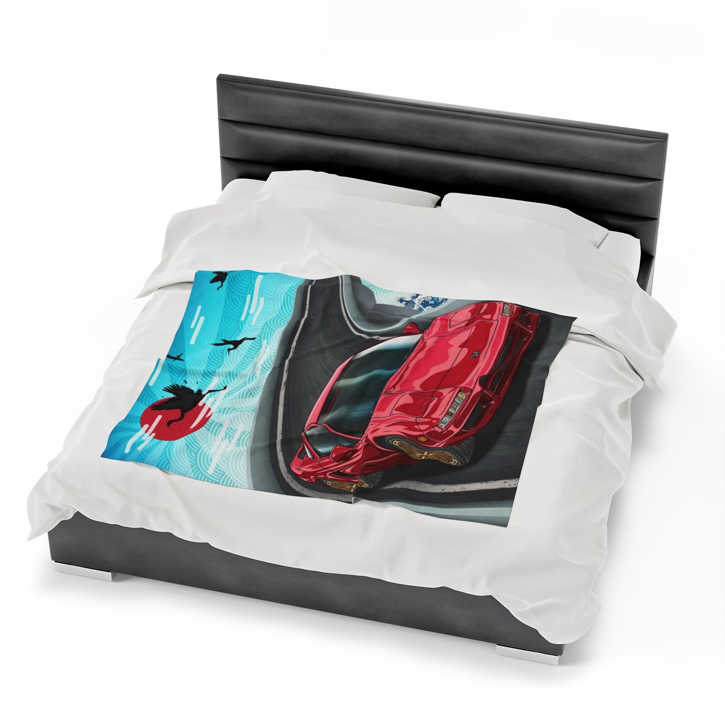 Acura NSX Velveteen Plush Blanket, Honda NSX Throw Over Blanket