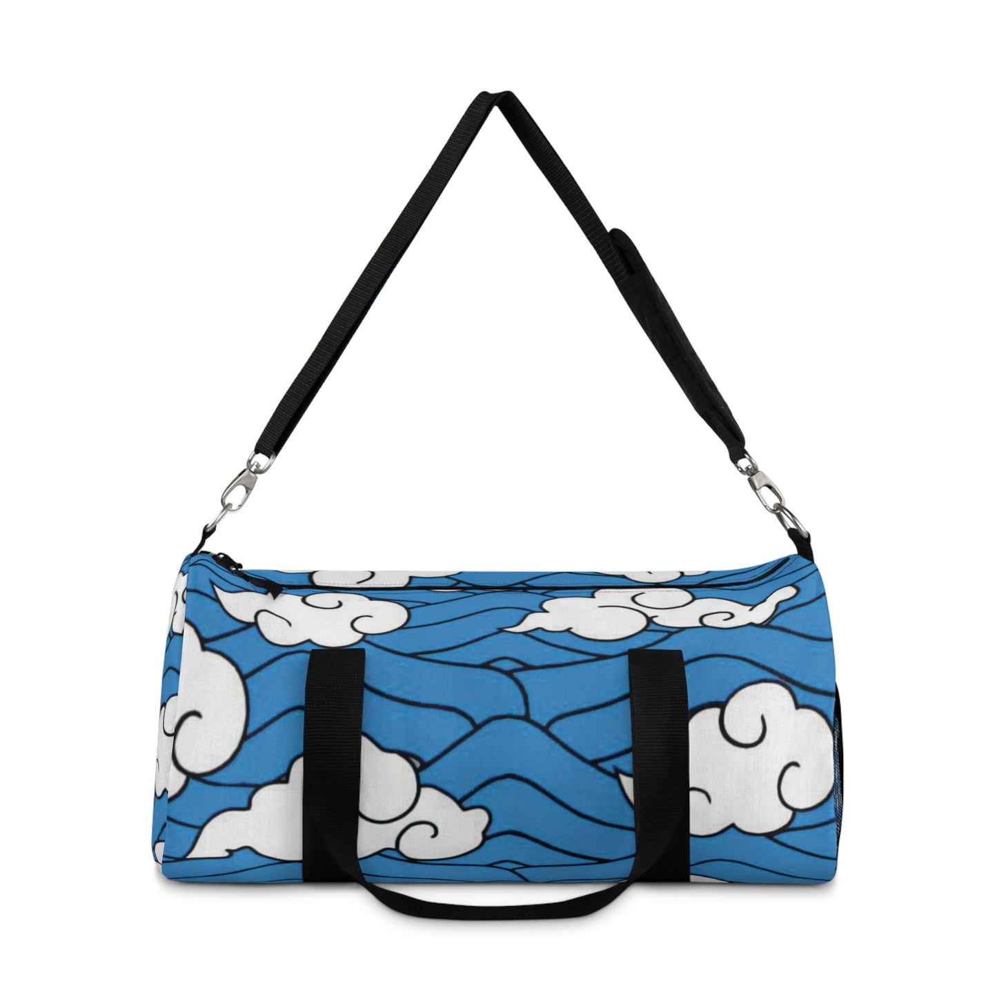 Blue Akatsuki Cloud Duffel Bag, Anime Cloud JDM Gym Bag, JDM Tool Bag