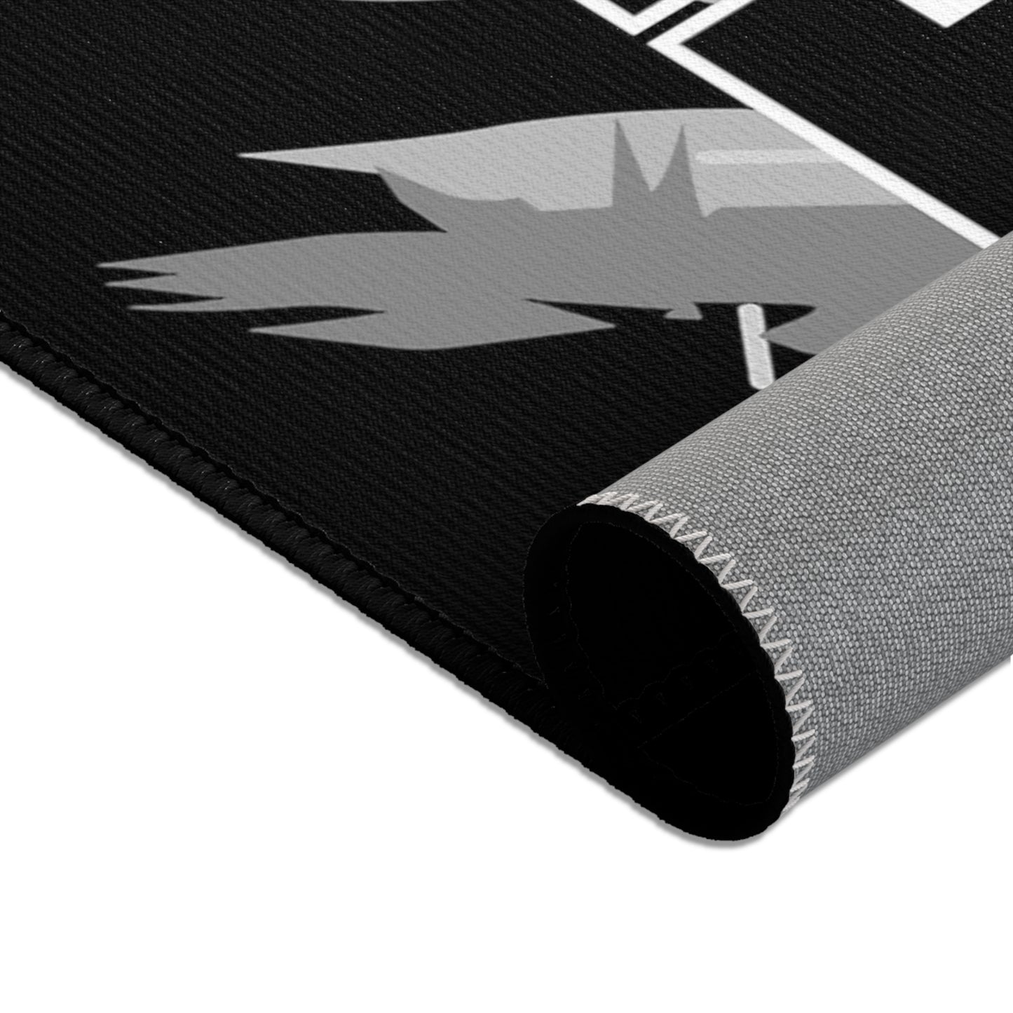 Black HKS Tribute Shop Floor Mat, HKS Floor Mat