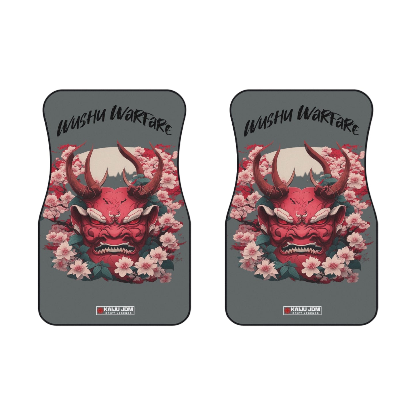 JDM Oni Wushu Warrior Floor Mats (Pair 2)