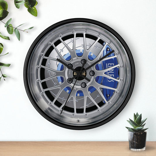 Novelty BBS LM Wheels/W Endless Brakes Wall Clock, Garage Wall Clock