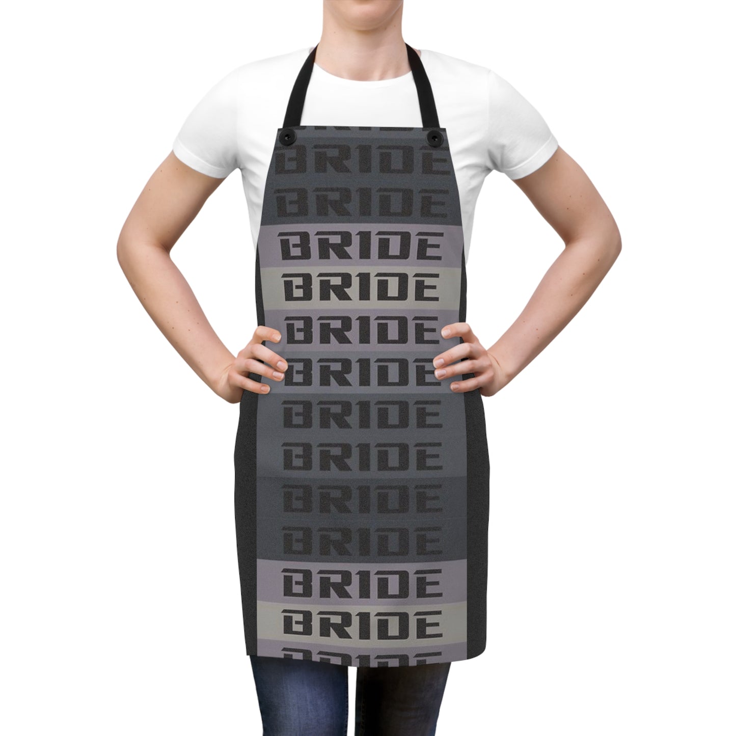 JDM Bride Racing Tech Shop Apron, Bride Cooking Apron, Racing Workshop Apron