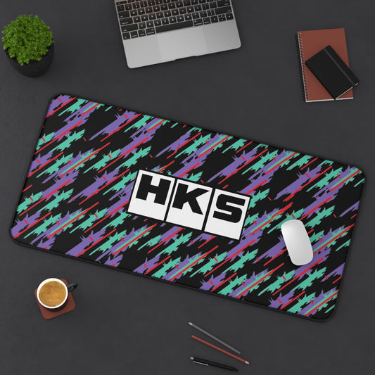 Novelty HKS Oil Spill Gaming Mouse Pad, Old Logo HKS Xxl Gaming Mat, HKS Mouse Pad, Jdm Oversize Gaming Mat, Oil Spill Gaming Pad