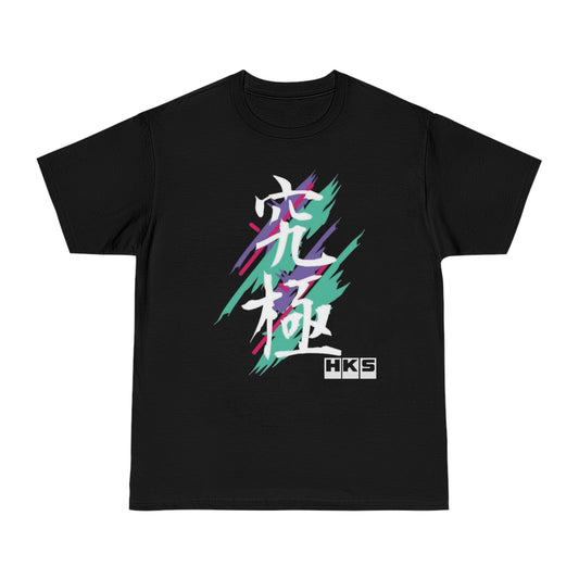 Japanese HKS Paint Splatter Tee, JDM HKS Shirt, Japanese HKS Logo Shirt