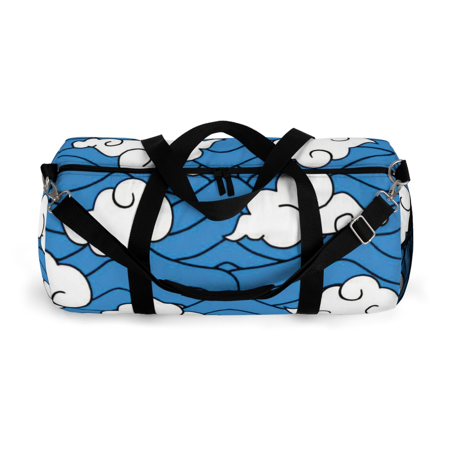 Blue Akatsuki Cloud Duffel Bag, Anime Cloud JDM Gym Bag, JDM Tool Bag