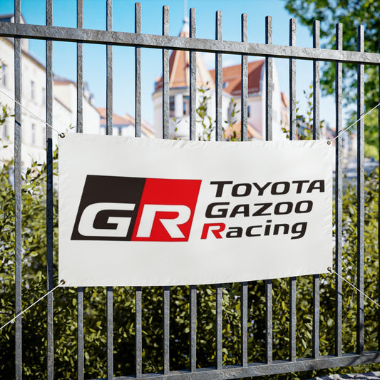 Vintage GR Racetrack Banner, JDM Toyota Gazoo Racing Garage Banner, GR Garage Vinyl Banner, Toyota Drift Banner, Man Cave Decoration