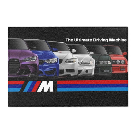 Tribute M Series Door Mat, Bimmer Garage Mat, M Series Dorm Mat
