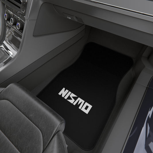 Nismo Old Logo JDM Car Mats (Set of 2), 90's Universal Floor Mats, Nismo Mats