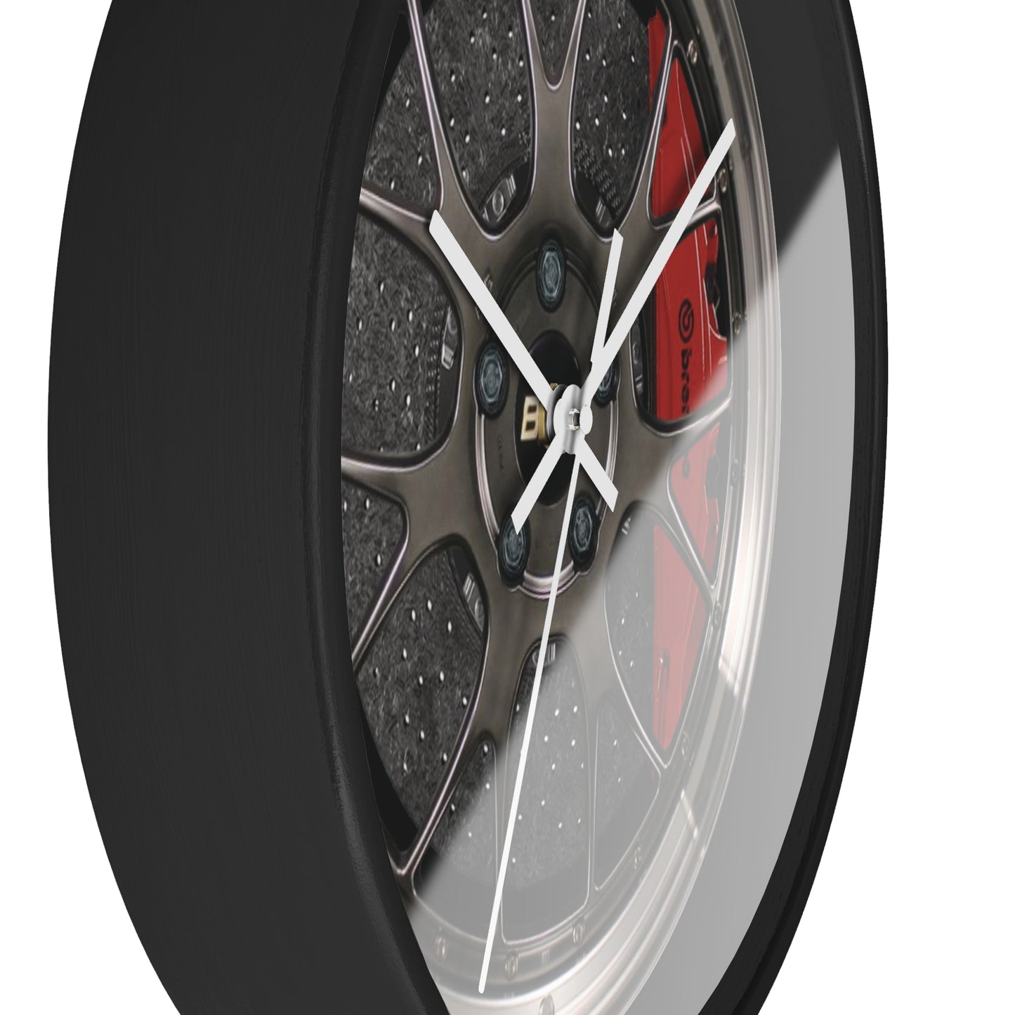 BBS LMR Wheels/W Brembos Wall Clock, LMR Wheel Garage Wall Clock, BBS Wheel Clock