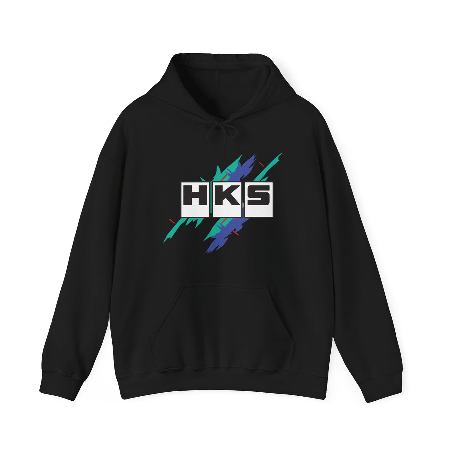 HKS Paint Splatter Logo JDM Lover Hoodie, Classic HKS Retro Pullover