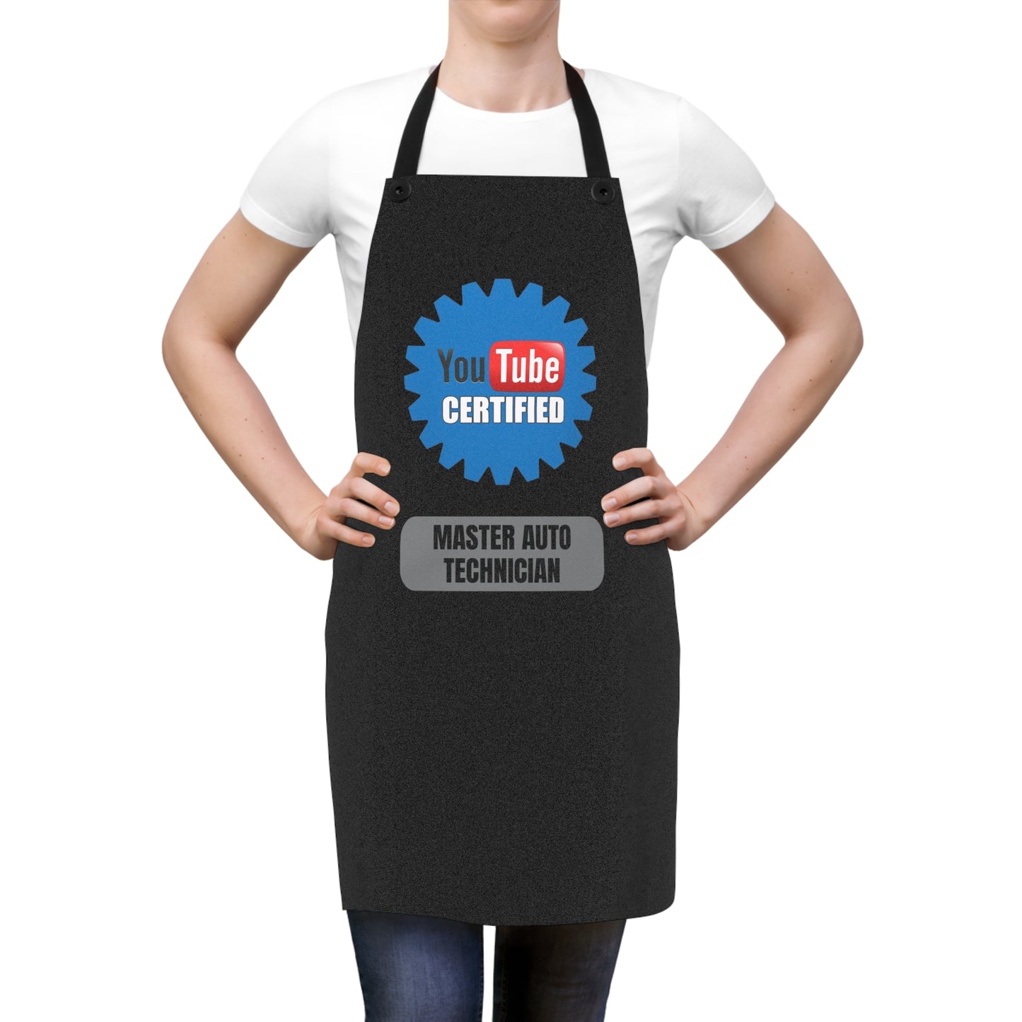 Certified Master Tech Shop Apron, JDM Cooking Apron, Funny Workshop Apron