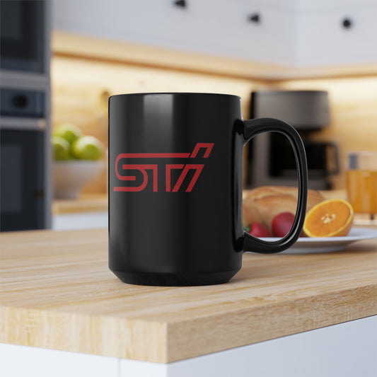 STI Coffee Mug, Subaru Inspired Coffee Mug