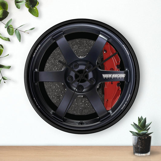 Novelty TE37 Saga Rays Wheels Wall Clock, Volk Racing Garage Wall Clock, Dorm Room Clock, Car Lover Clock, Boyfriend Gift, Christmas Gift