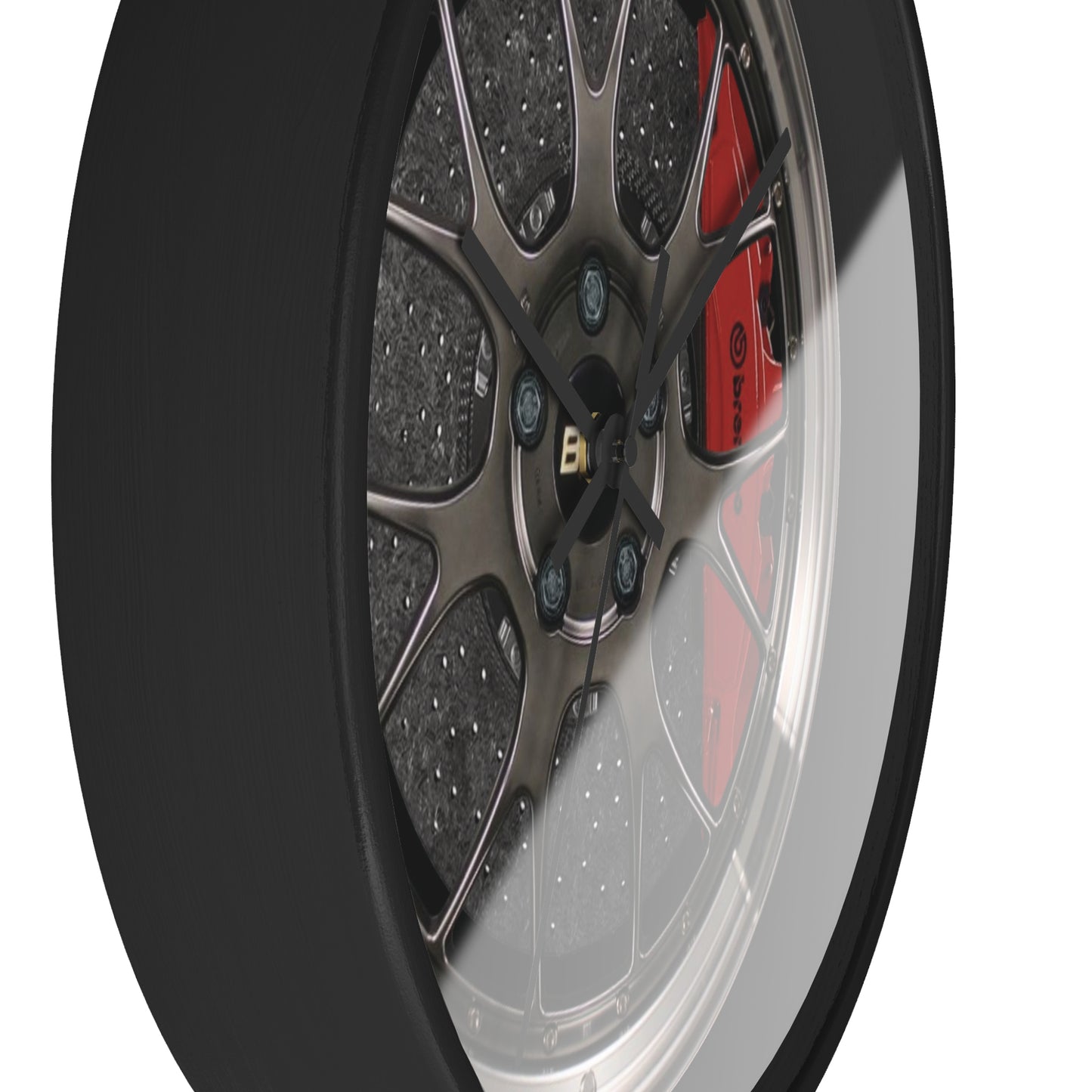 BBS LMR Wheels/W Brembos Wall Clock, LMR Wheel Garage Wall Clock, BBS Wheel Clock