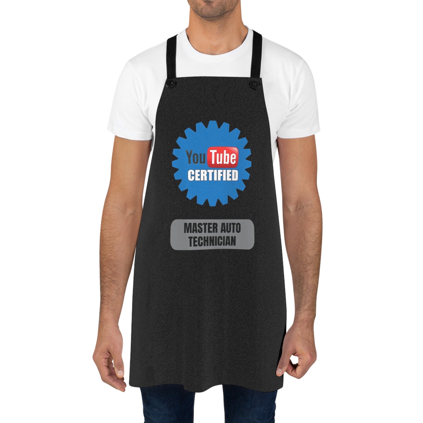 Certified Master Tech Shop Apron, JDM Cooking Apron, Funny Workshop Apron