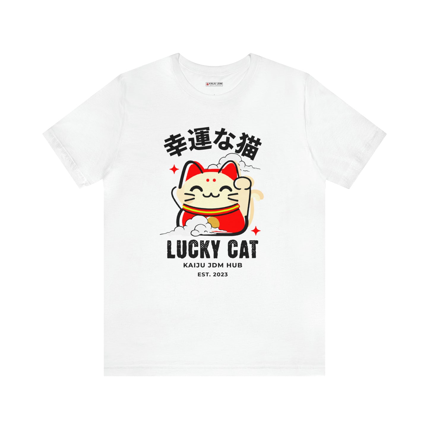 Lucky Cat Shirt, JDM Cat Shirt, Drift Shirt, Maneki Neko Japanese, Cute Lucky Cat Tee