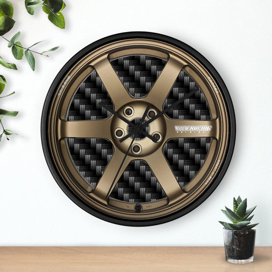 Tribute TE37 Rays Wheels Wall Clock, Volk Racing Garage Wall Clock