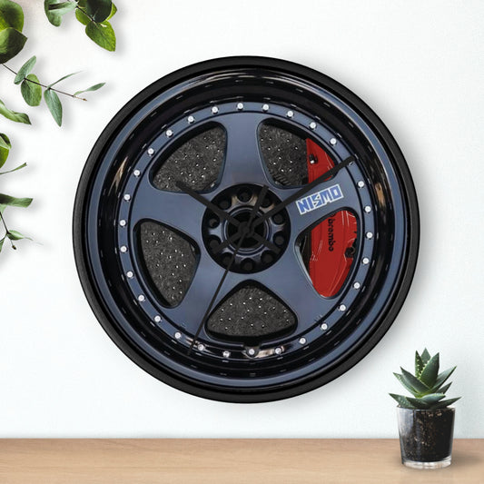 Rays LMGT2 Wall Clock, JDM LMGT2 Nismo Old Logo Wall Clock, Volk Nismo Wall Clock