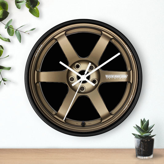 Tribute TE37 Rays Wheels Wall Clock, Volk Racing Garage Wall Clock