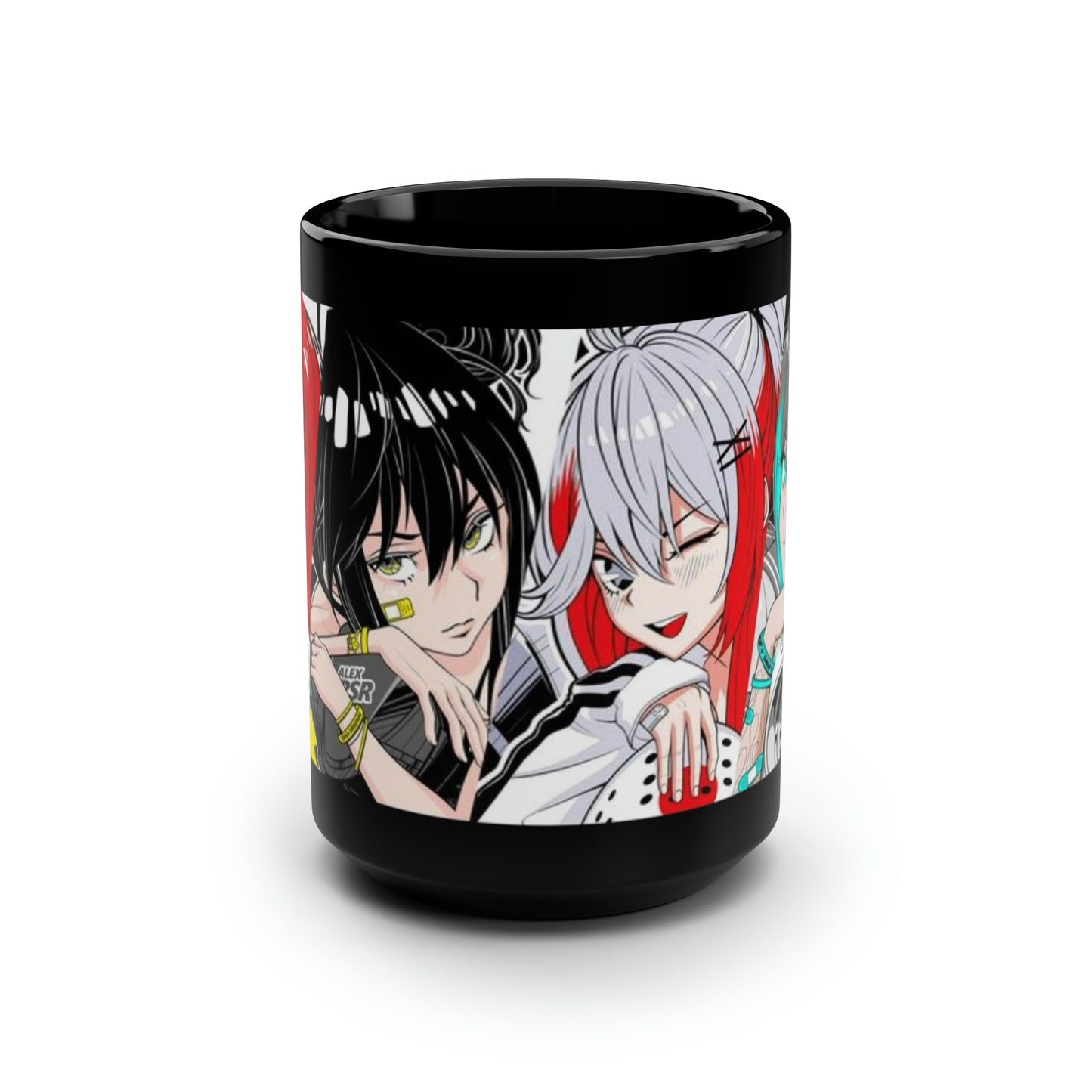 Anime Drift Girl Coffee Mug, Japanese Anime Mug, Drifter Girl Mug