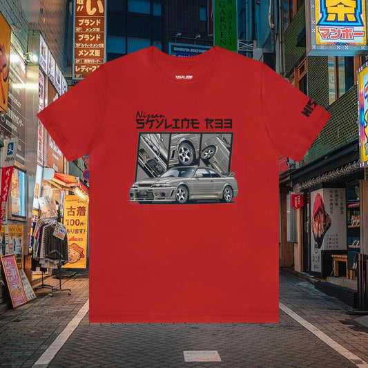 R33 400R GTR JDM Legends Shirt, Skyline Godzilla R33 GTR Tee, Jdm Nissan gtr Shirt, Nissan Skyline R33 Shirt, Nismo Shirt