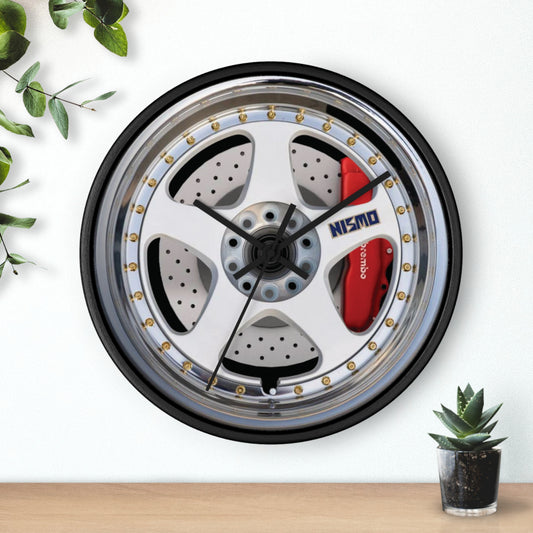 White Rays LMGT2 Wall Clock, JDM LMGT2 Nismo Old Logo Wall Clock, Volk Nismo Wall Clock