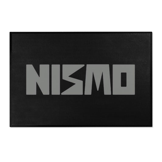 Novelty 90's Nismo Old Logo Garage Mat, Nissin Motorsports Floor Mat