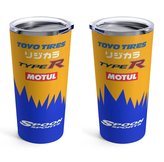 Novelty Spoon Sports Tumbler, Type R Tumbler, Civic Type R Coffee Tumbler, Rally Car Tumbler, JDM Tumbler, CTR Tumbler