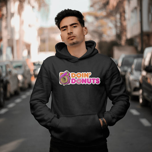 Funny Turbo Doin Donuts Hoodie, Dunking Turbo Donut Look Alike Hoodie