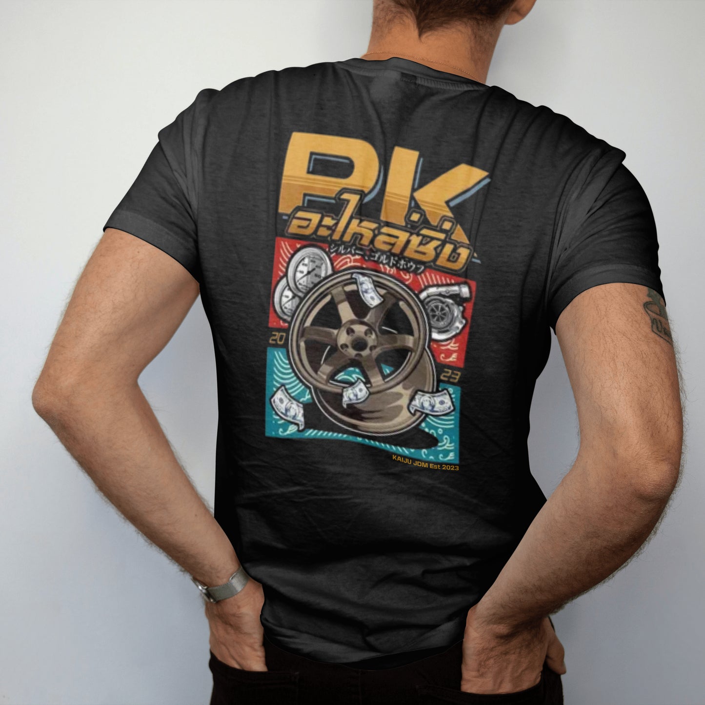 TE37 The World T-shirt, Volk Racing TE37 JDM T-shirt